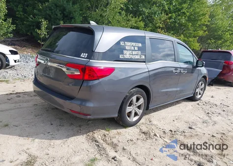 2020 Honda Odyssey Ex из США, поврежденный, VIN 5FNRL6H56LB053552